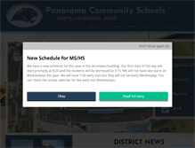 Tablet Screenshot of panoramaschools.org